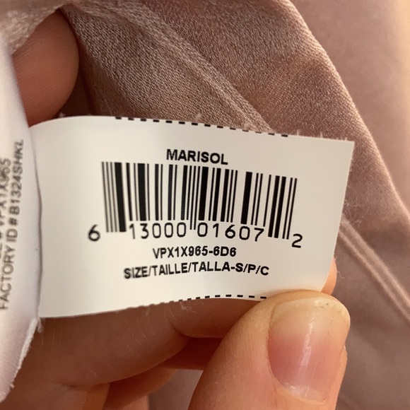 BCBG MAXAZARIA “Marrisol” Blush Off-Shoulder Top - Picture 8 of 8